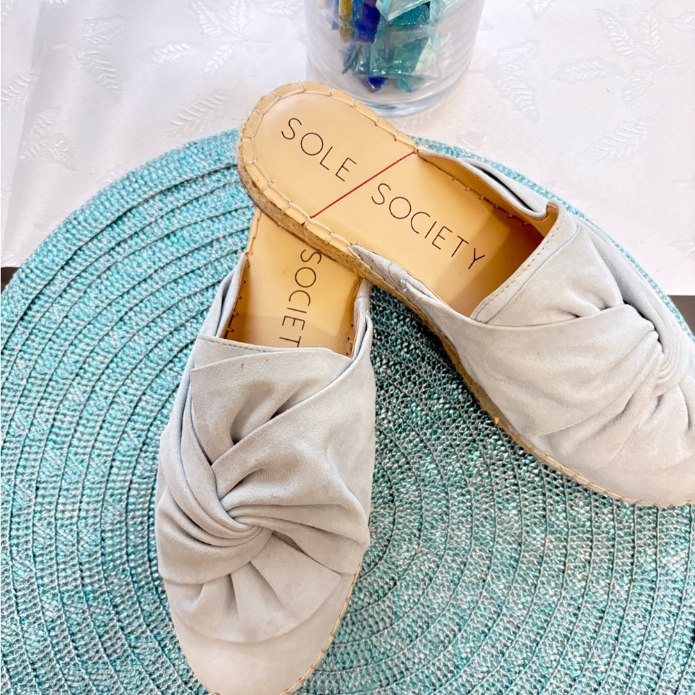 Sole Society Sammie Bow Espadrille Slip-Ons